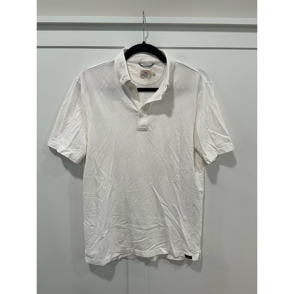 Faherty Short Sleeve Polo Size S